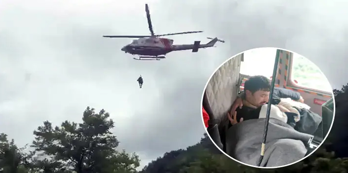 Şili'deki selde mahsur kalanlar helikopterle kurtarıldı
