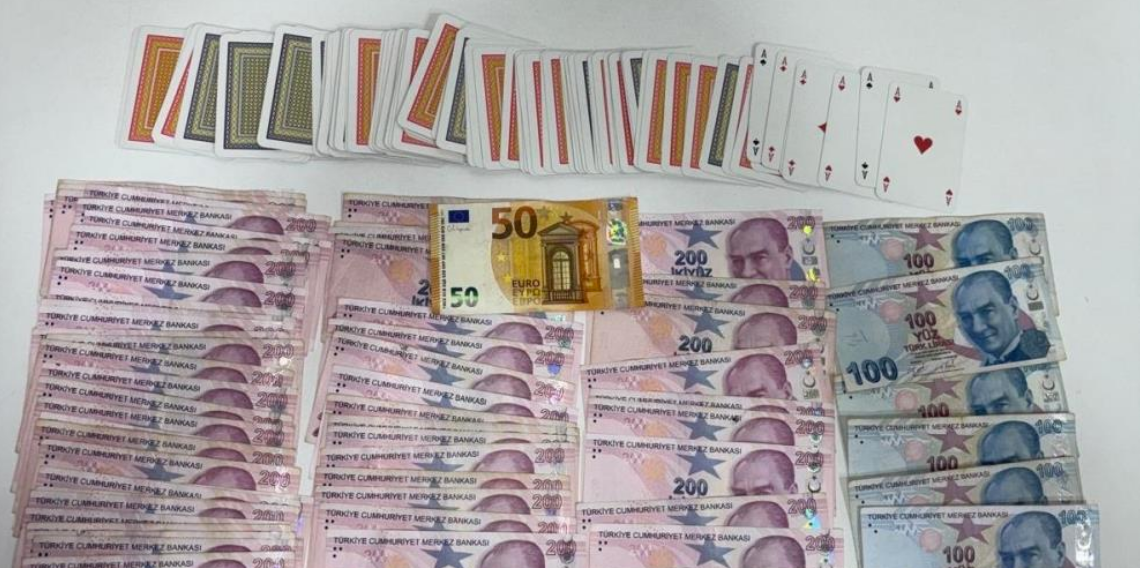 Samsun Çarşamba’da kumar baskını! 5 kişiye 58 bin 20 TL ceza kesildi