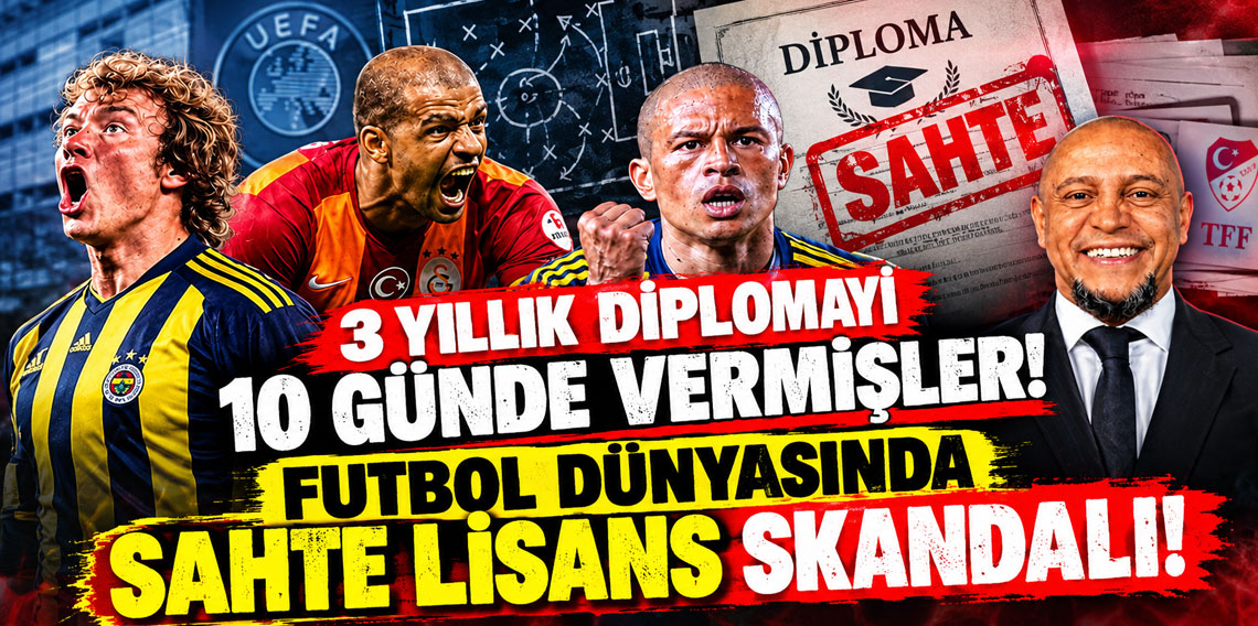 3 yıllık diplomayı 10 günde vermişler! Futbol dünyasında sahte lisans skandalı