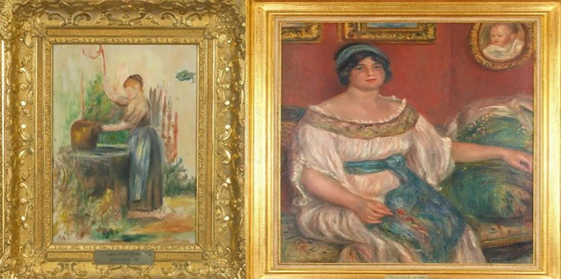 Fransa’da Renoir Müzesi’nden çalınan tablolar 1 ay sonra bulundu