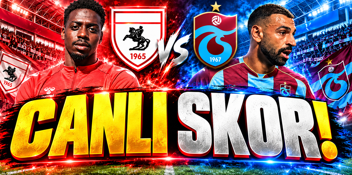 Samsunspor:0-Trabzonspor:0 (CANLI SKOR)