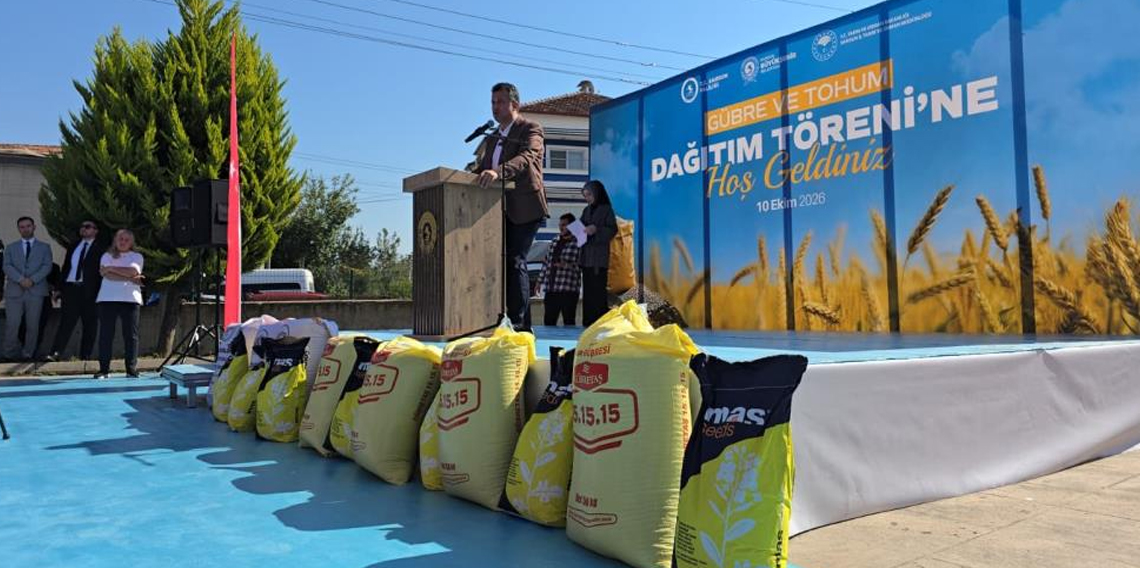 Samsun’da bin 757 üreticiye tohum ve gübre desteği