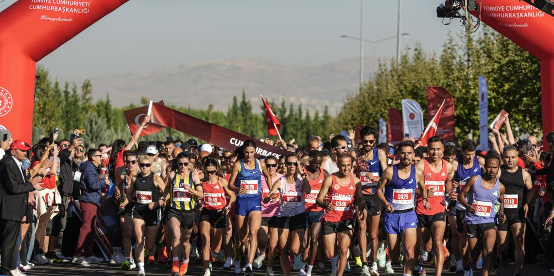Cumhurbaşkanlığı Yarı Maratonu tamamlandı