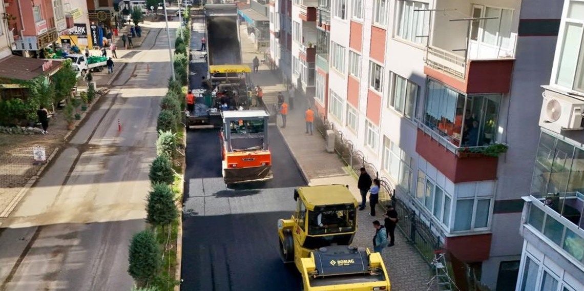 Giresun Belediyesi asfalt seferberliği başlattı