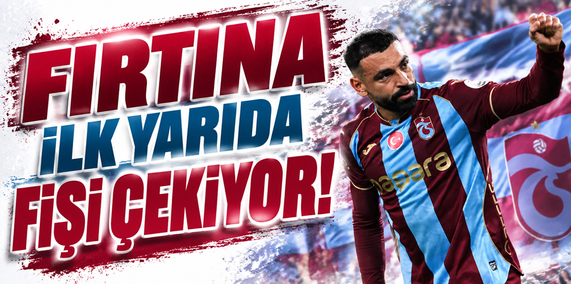 Trabzonspor’dan ilk yarı fırtınası! 16 golün 12’si ilk 45 dakikada
