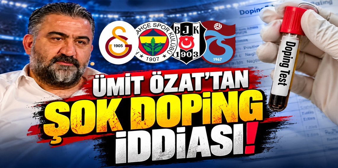 Süper Lig’in dört büyüklerinden biri için doping iddiası! Ümit Özat ceza süresini açıkladı
