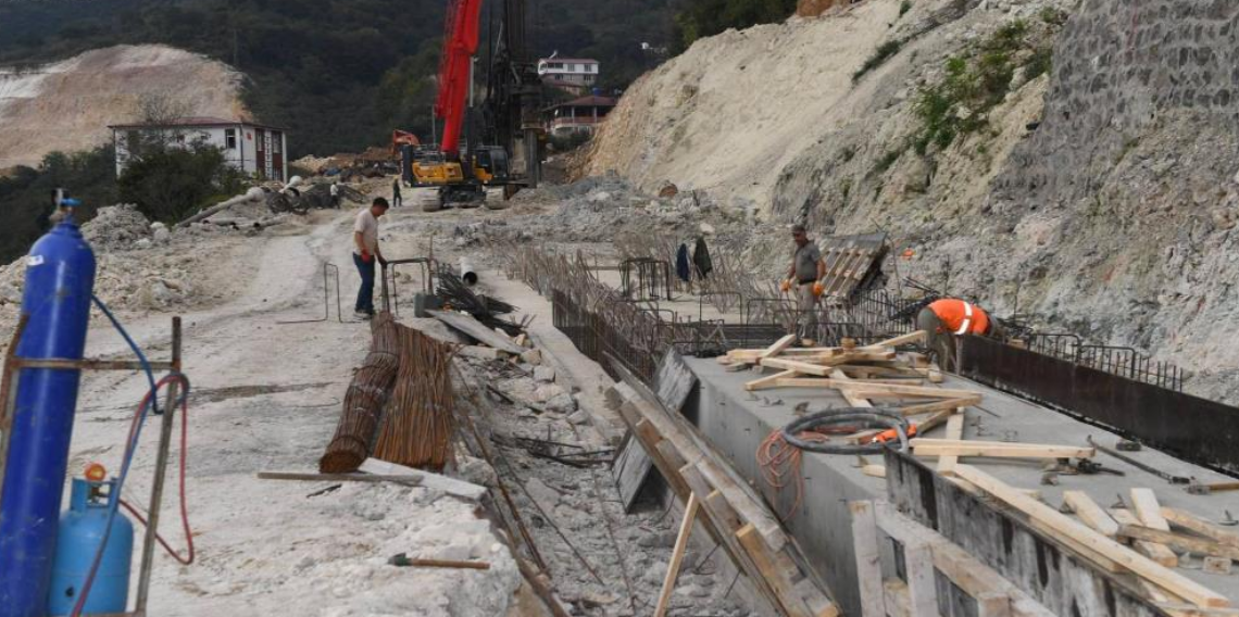 Ünye-Akkuş-Niksar yolu yılbaşına kadar ulaşıma açılacak