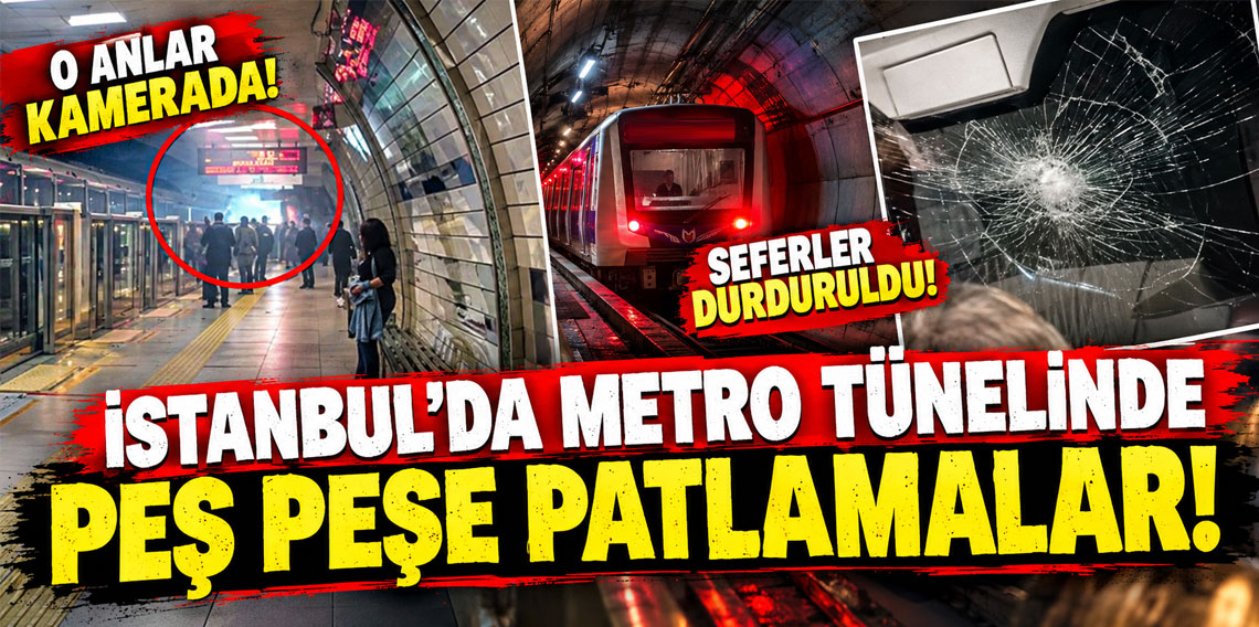 Üsküdar-Sultanbeyli metrosunda korkutan patlama! Bir anda dumanla kaplandı, işte o anlar...