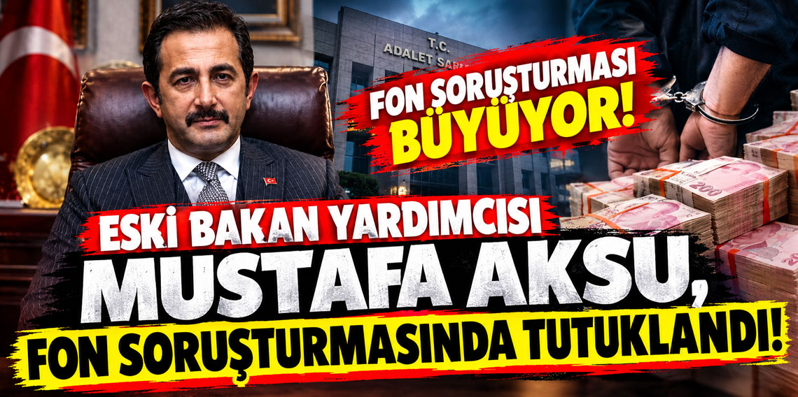 Eski Bakan Yardımcısı Mustafa Aksu, fon soruşturmasında tutuklandı