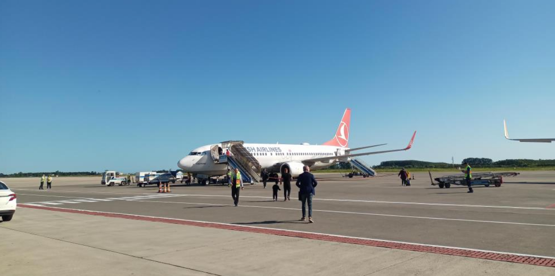 Samsun'da 9 ayda 1,3 milyona yakın yolcuya havayolu hizmeti verildi