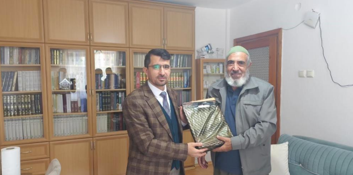 Aydıntepe’de emekli din görevlileri ziyaret edildi