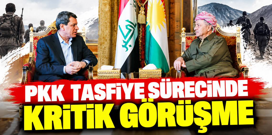 KDP Başkanı Mesut Barzani, Mazlum Abdi ile görüştü