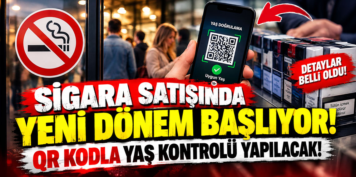 Sigara satışında yeni dönem başlıyor! QR kodla yaş kontrolü yapılacak