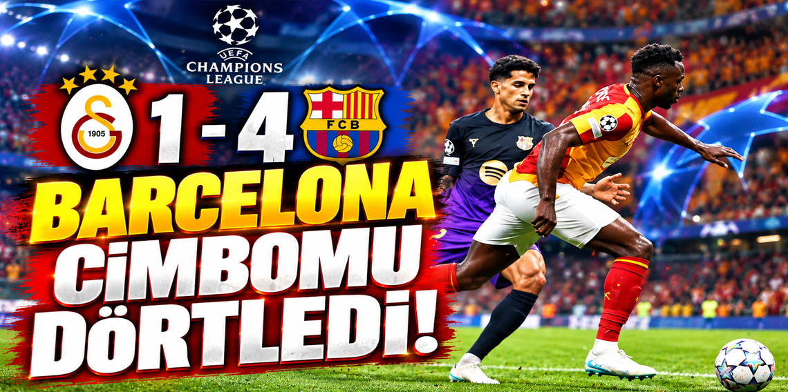 Galatasaray'ın gücü Barcelona'ya yetmedi