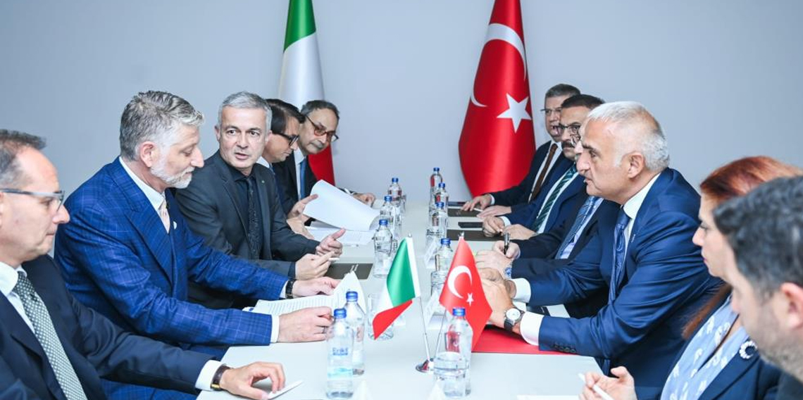 Bakan Ersoy, İtalyan mevkidaşı Giuli ile bir araya geldi