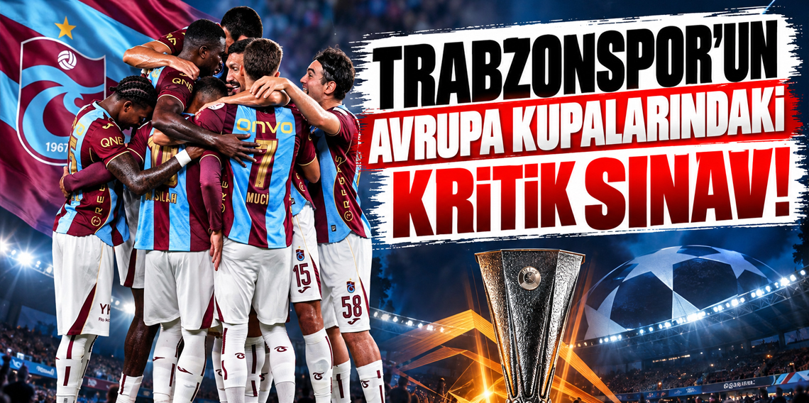 Trabzonspor Avrupa’da 158. sınavında! Hedef KuPS deplasmanında 3 puan