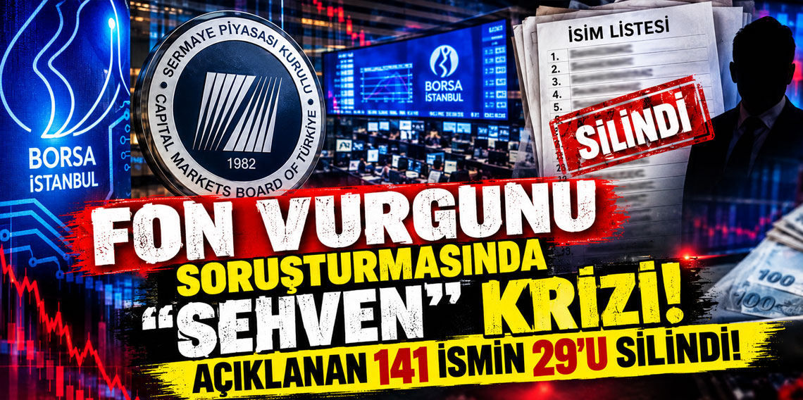 Fon vurgunu soruşturmasında ''sehven'' krizi: Açıklanan 141 ismin 29'u silindi!