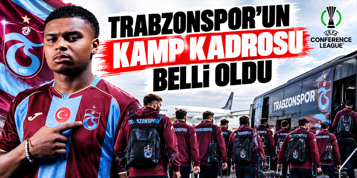 Trabzonspor’un Konferans Ligi kamp kadrosu belli oldu! Thomas Reis 21 ismi açıkladı