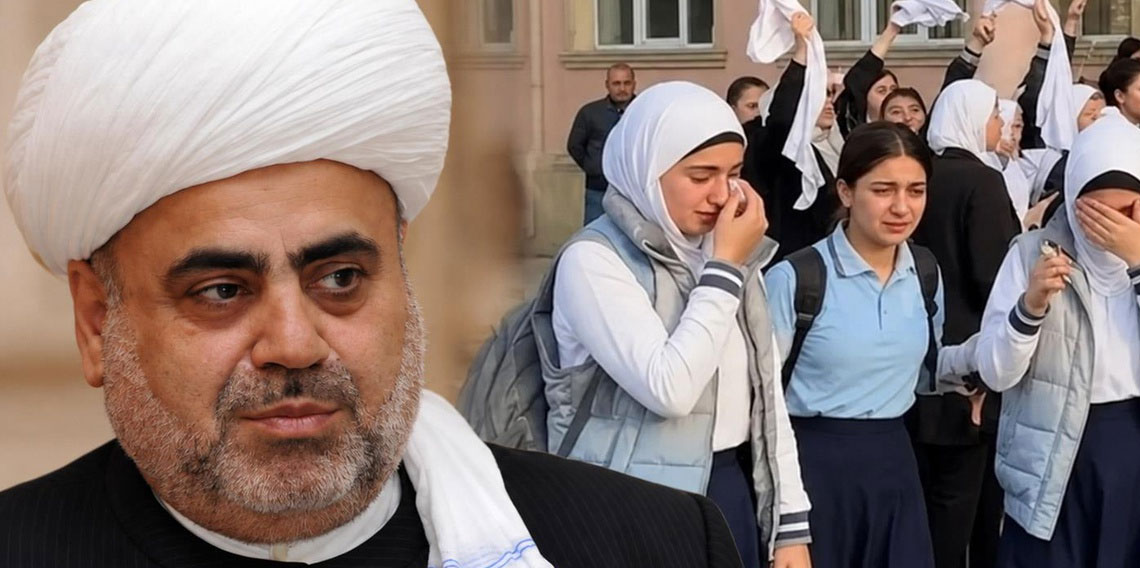 Azerbaycan Başmüftüsü, okullardaki başörtüsü yasağını böyle savundu