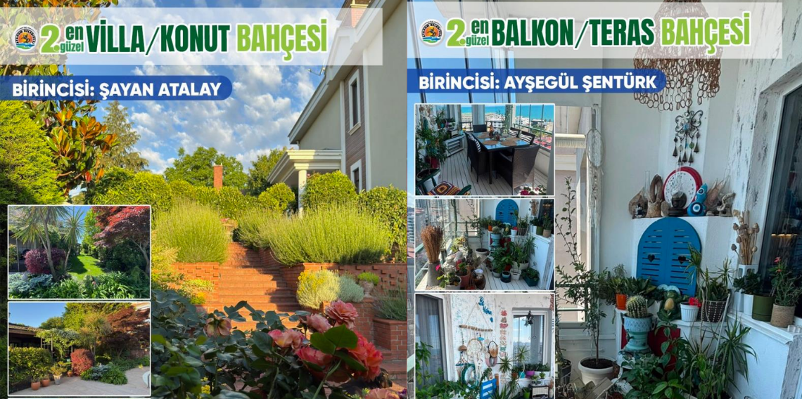 Atakum'da en güzel bahçeler ödüllerine kavuşacak