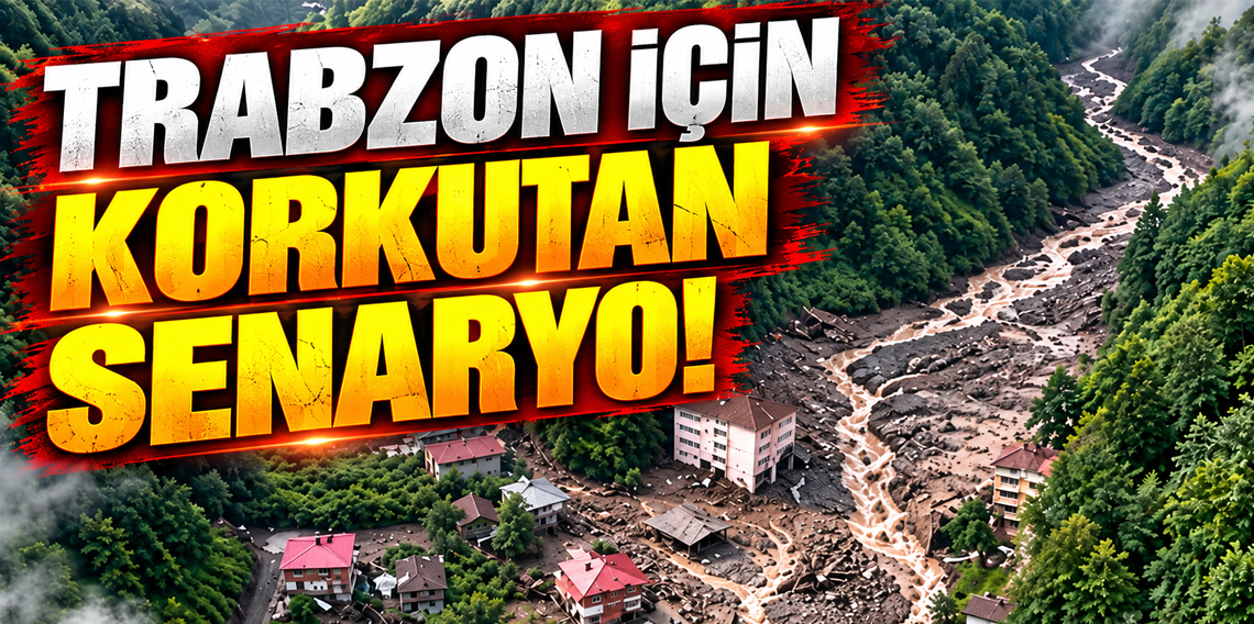 Trabzon için korkutan senaryo! Şiddetli yağış için çarpıcı uyarı