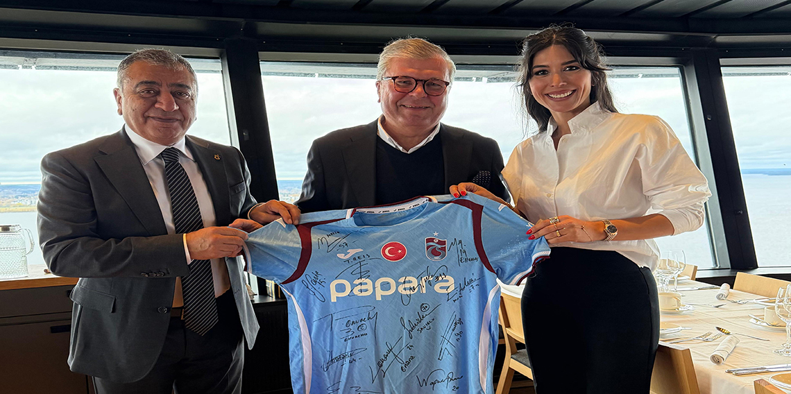 Trabzonspor ile KuPS arasında dostluk yemeği!