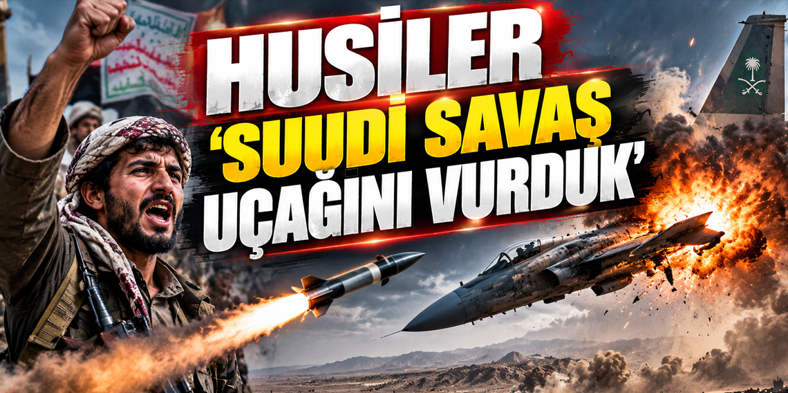 Husiler Suudi Arabistan’a ait savaş uçağını füze ile vurduklarını öne sürdü