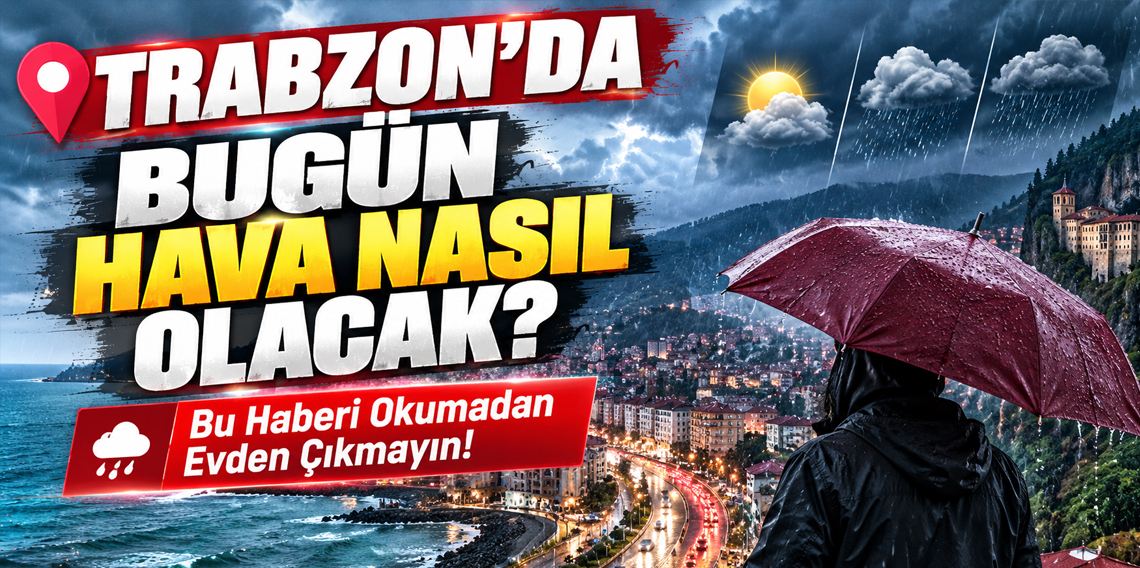 Trabzon'da Bugün Hava Nasıl Olacak?