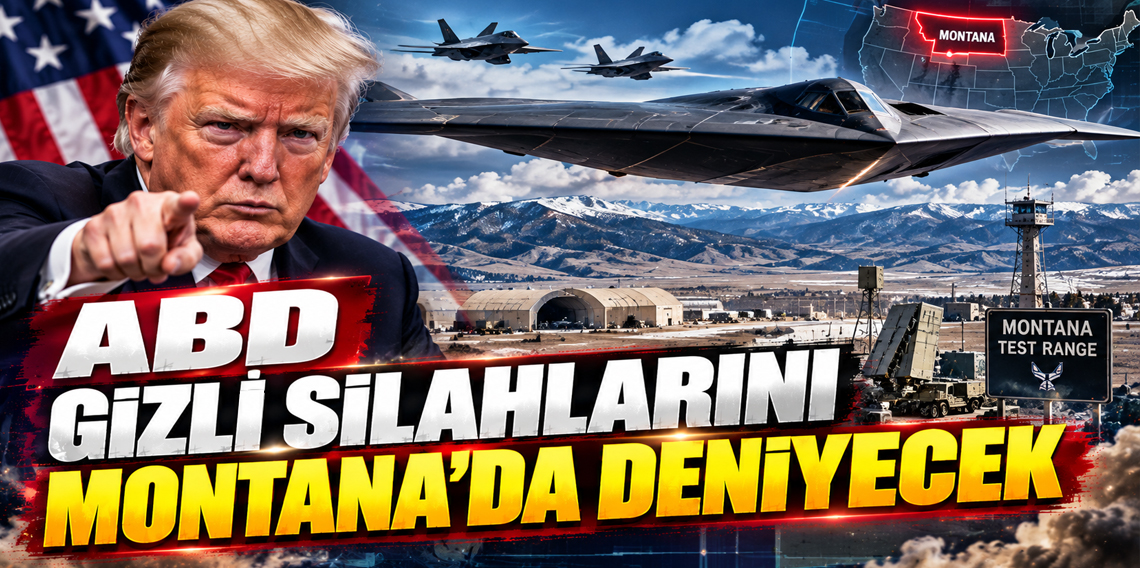 ABD Gizli Silahlarını Montana'da deniyecek
