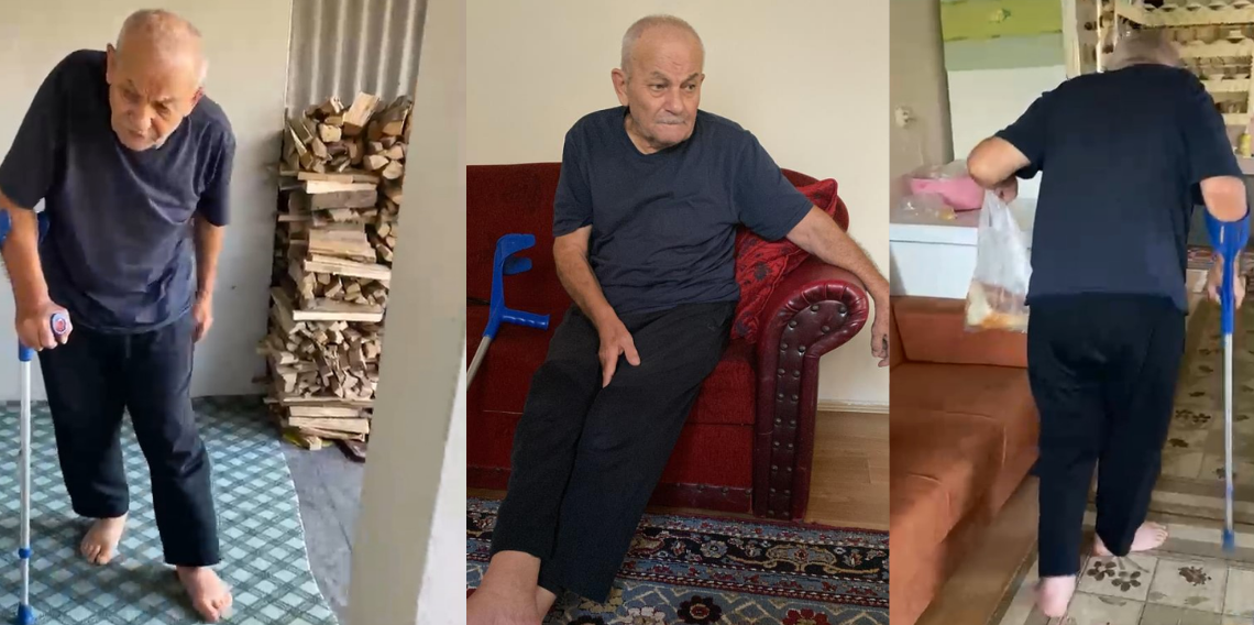 Yürümekte zorlanan 76 yaşındaki adamın huzurevine yerleştirilme talebi