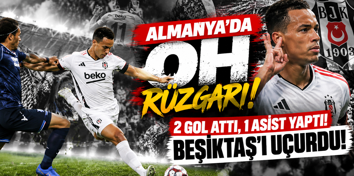 Beşiktaş Avrupa'da 2'de 2 yaptı