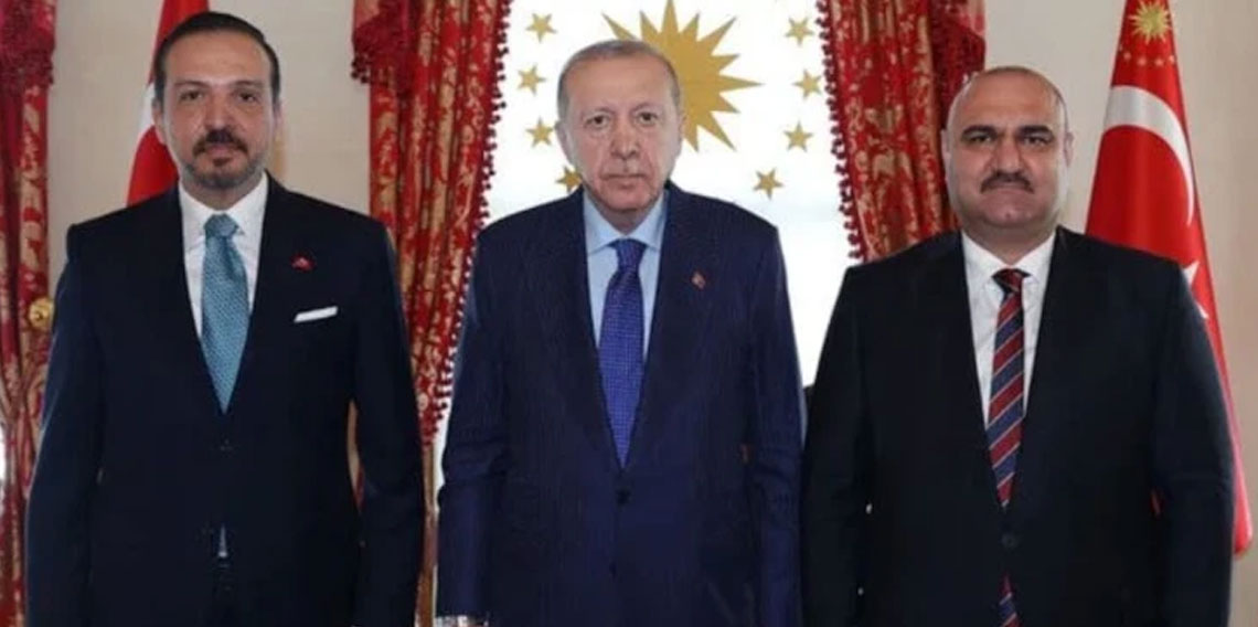 Cumhurbaşkanı Erdoğan, Kerkük Valisi'ni Cumhurbaşkanlığı Külliyesi'nde kabul etti
