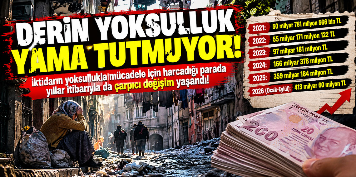 Derin yoksulluk yama tutmuyor!