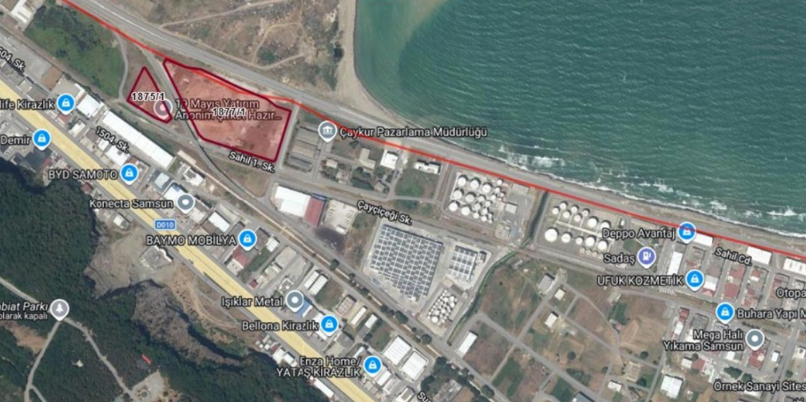 Samsun’da SGK’dan 6 adet arsa satışı