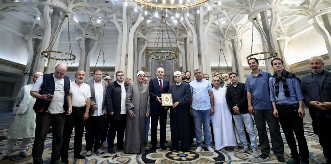 TBMM Başkanı Kurtulmuş, Roma İslam Merkezi’ni ziyaret etti