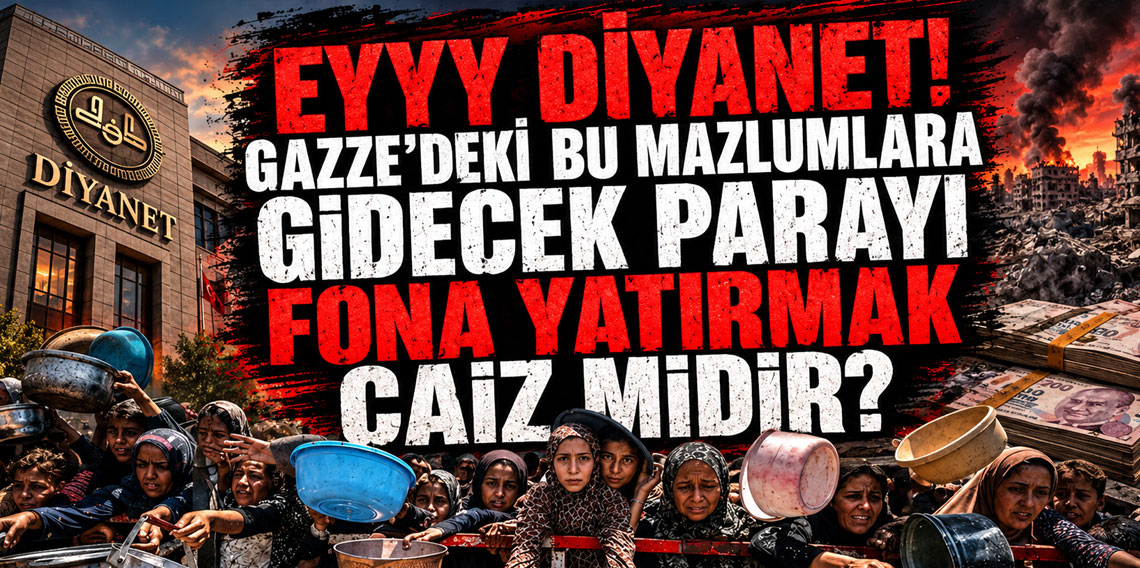 Gazze parası fona gitmiş