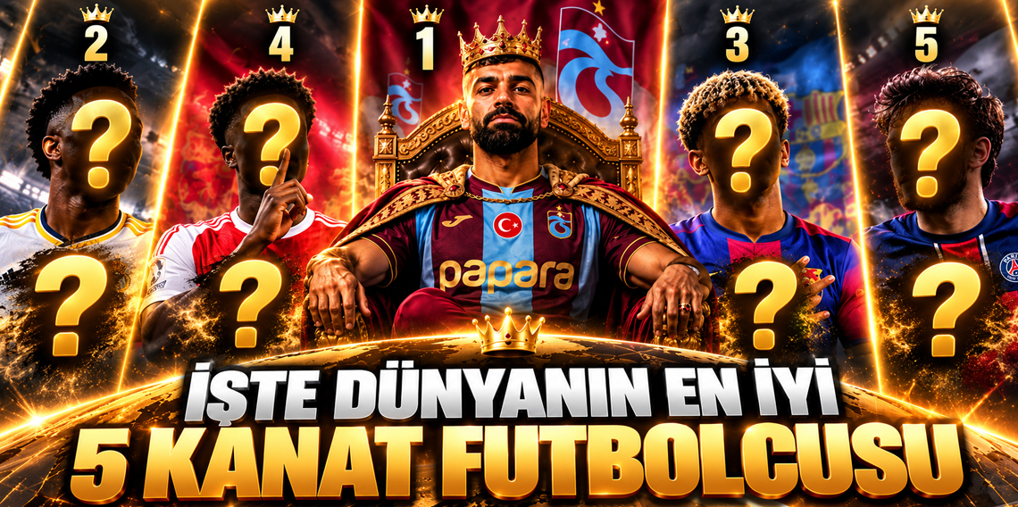 Dünyanın en iyi 5 kanat futbolcusu belli oldu! Elbette Salah listenin başında!