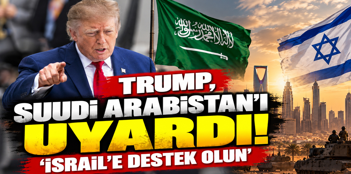 Trump, Suudi Arabistan'ı uyardı! 'İsrail'e destek olun'