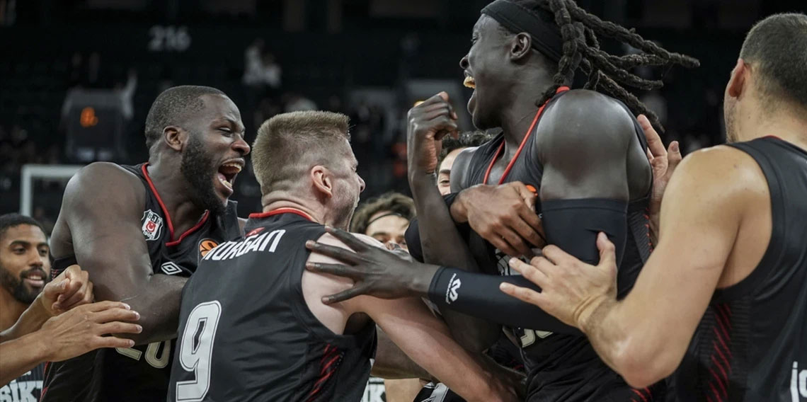 Beşiktaş basketol takımı Avrupa Ligi'nde Bayern Münih'i yendi