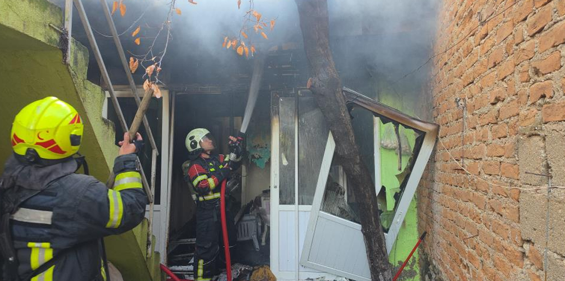 Elektrikli battaniye evi küle çevirdi