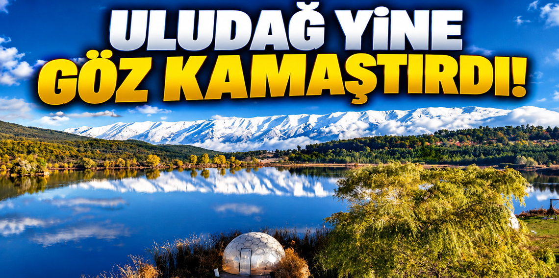 Uludağ'da oluşan manzara görenleri mest ediyor