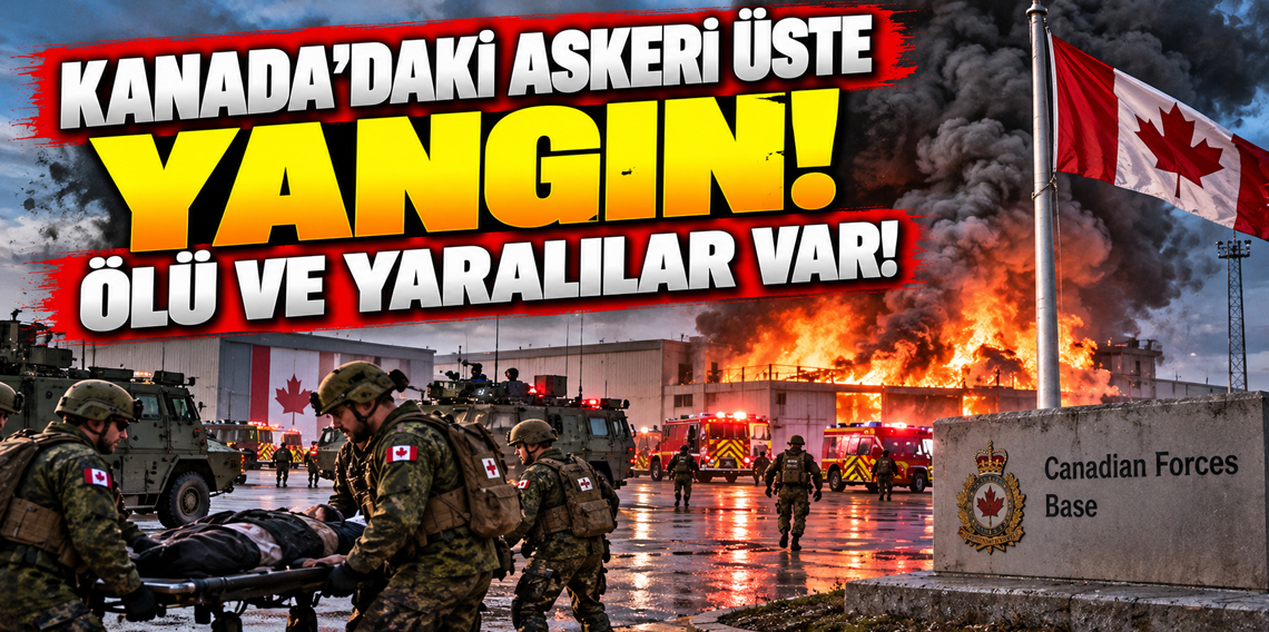 Kanada’daki askeri üste yangın: Çok sayıda ölü var