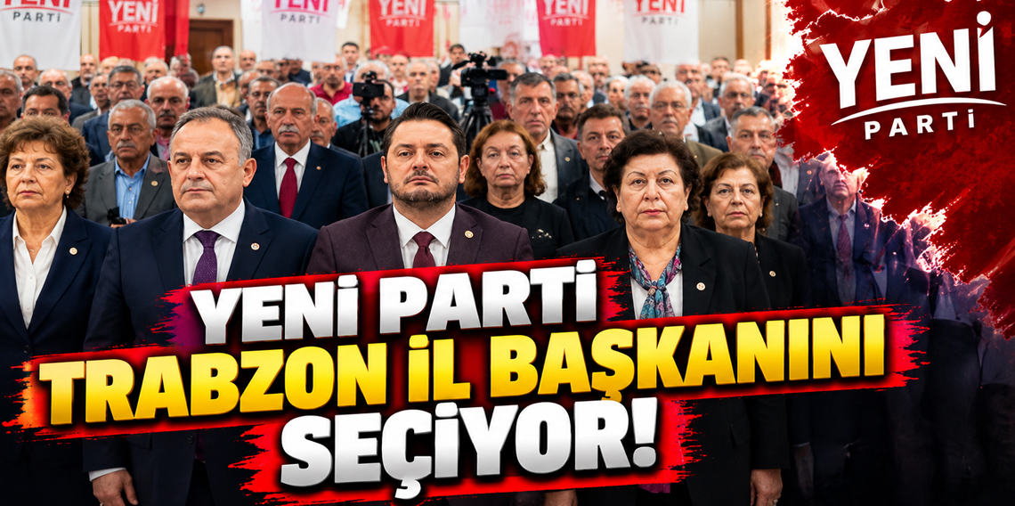 Trabzon Yeni Parti’de kritik gün! İl başkanını üyeler seçiyor