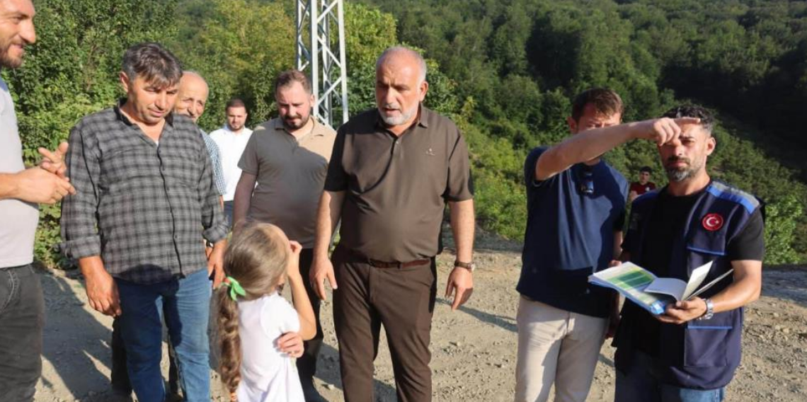 Minik Aysima istedi, Başkan Sandıkçı yaptı