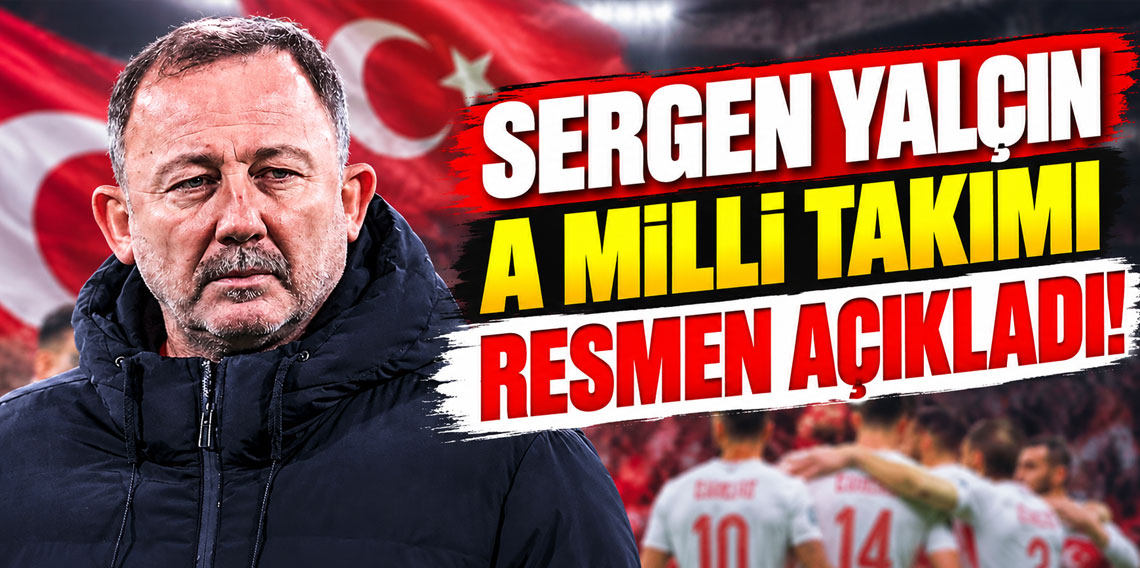 Sergen Yalçın A Milli Takım’ın Başına Geçti! 4 Yıllık Anlaşmayı Açıkladı