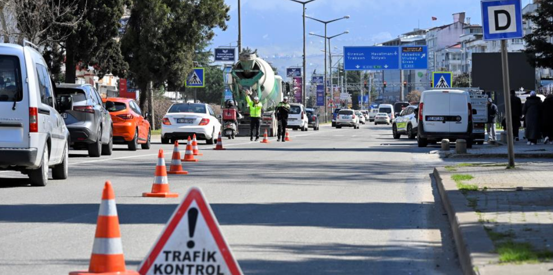 Ordu’da trafik denetimlerinde 18 bin araç denetlendi
