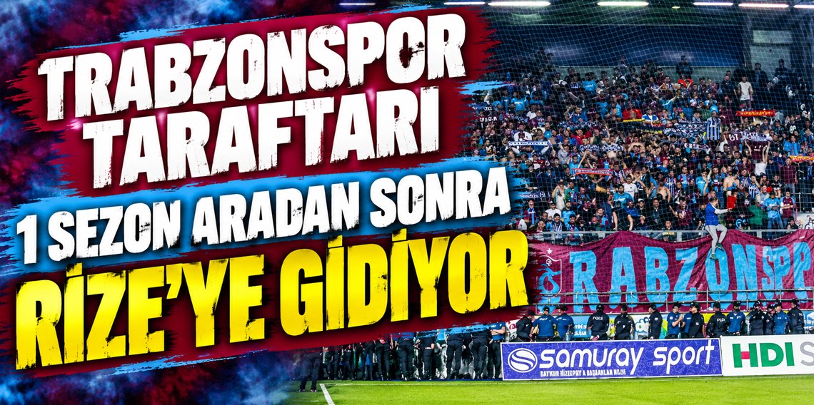 Trabzonspor Taraftarı Rize'de Yerini Alacak!