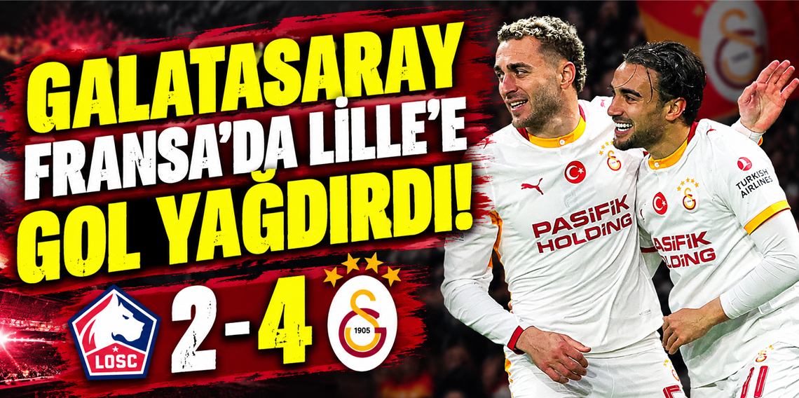 Galatasaray Şampiyonlar Ligi'nde rakibine gol yağdırdı