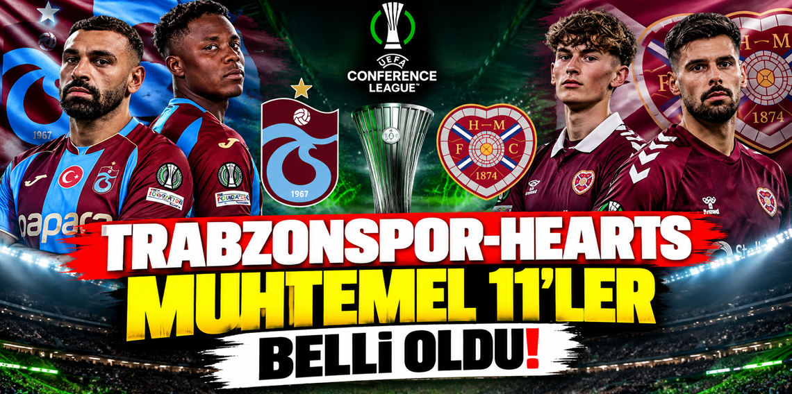Trabzonspor-Hearts Karşısında Tarihi Randevu