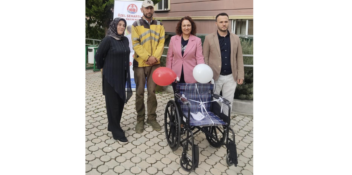 Tehdit soruşturması tekerlekli sandalye bağışıyla sonuçlandı